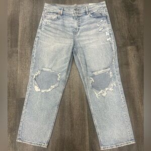 American Eagle Outfitters Light Blue High-Rise Jeans